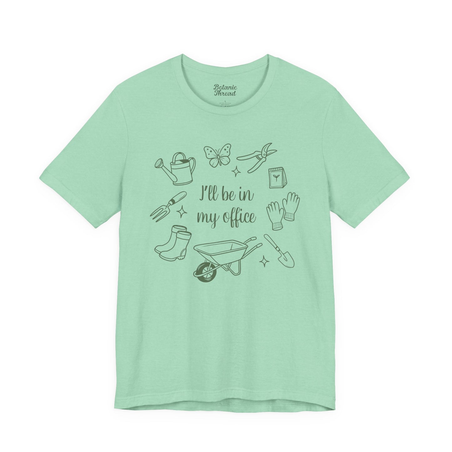 I'll Be In My Office Line Art Lightweight Tee