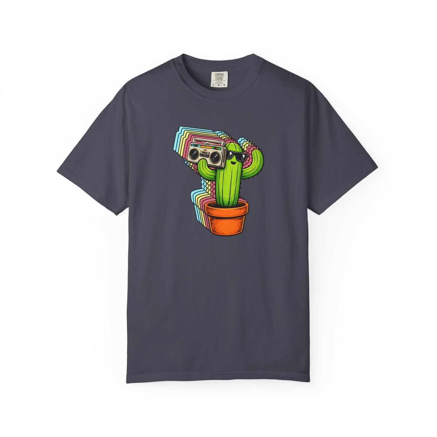 Cactus With Boom Box Comfort Colors® Heavyweight T-shirt