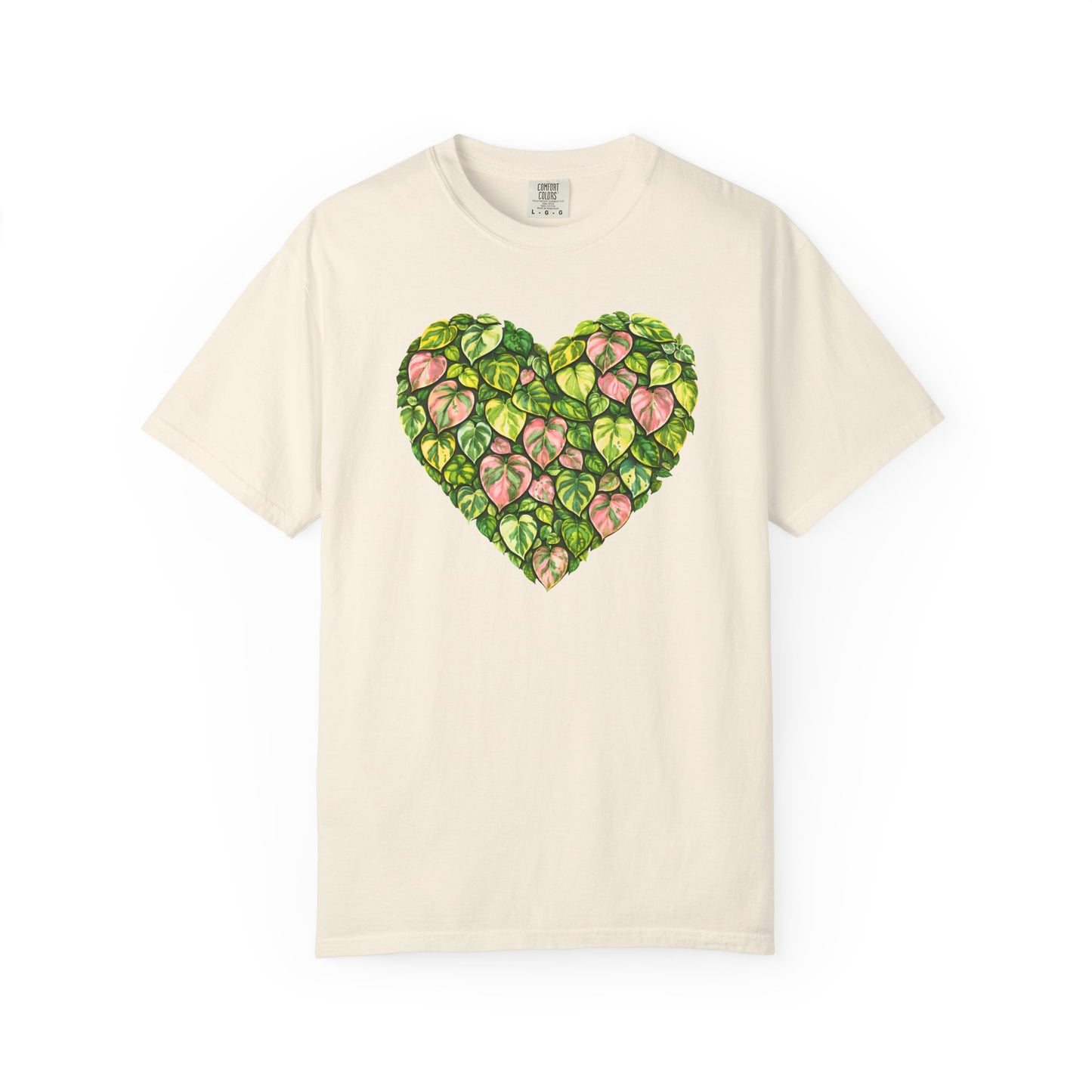 Heart Of Philodendron And Pothos Comfort Colors® Heavyweight T-shirt