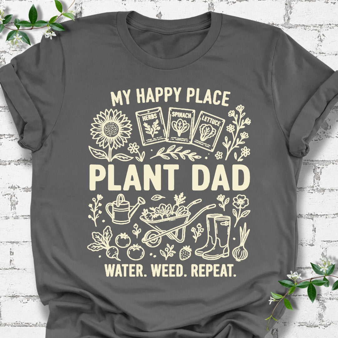 Plant Dad My Happy Place Lightweight Tee