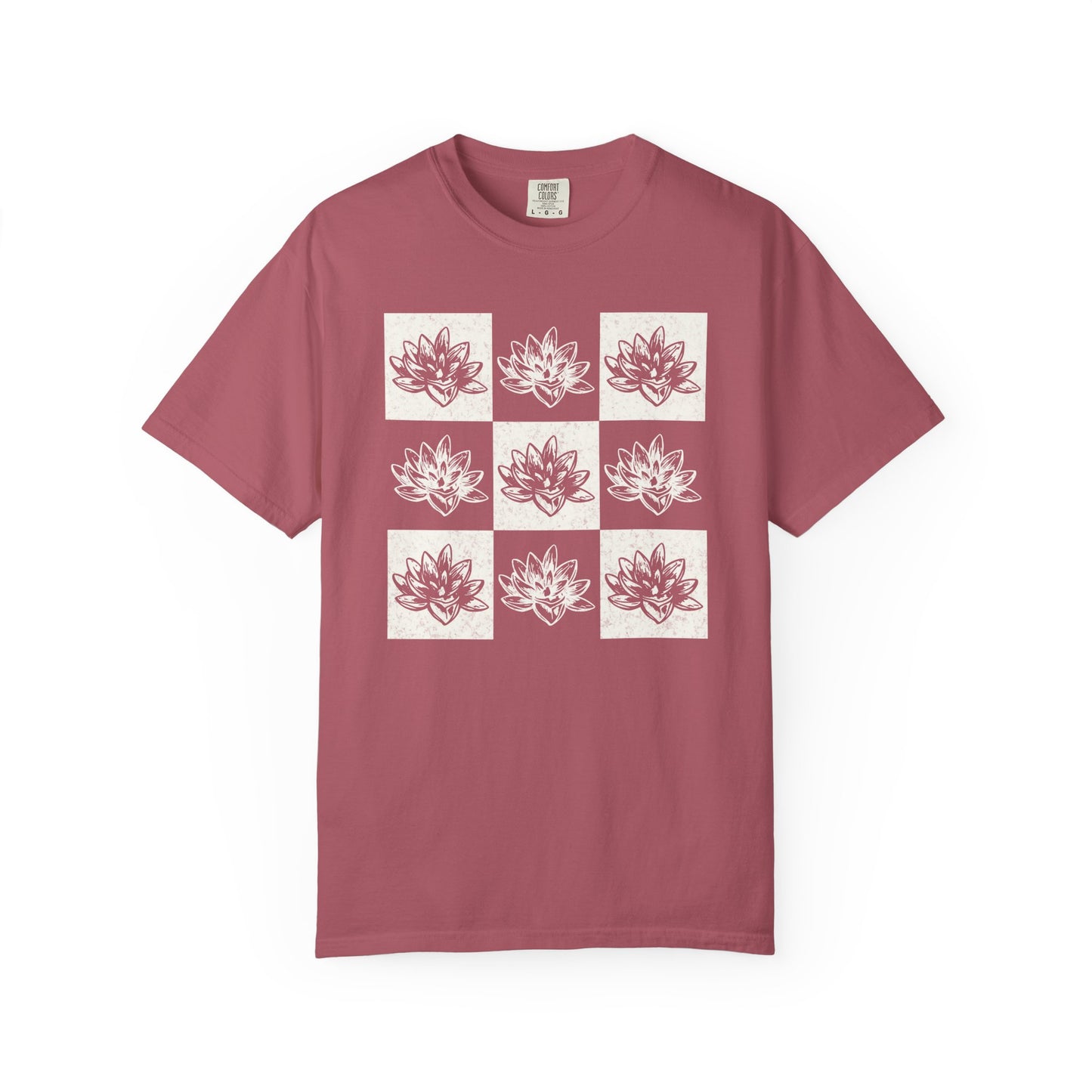 Succulent Checkerboard Comfort Colors® Heavyweight T-shirt