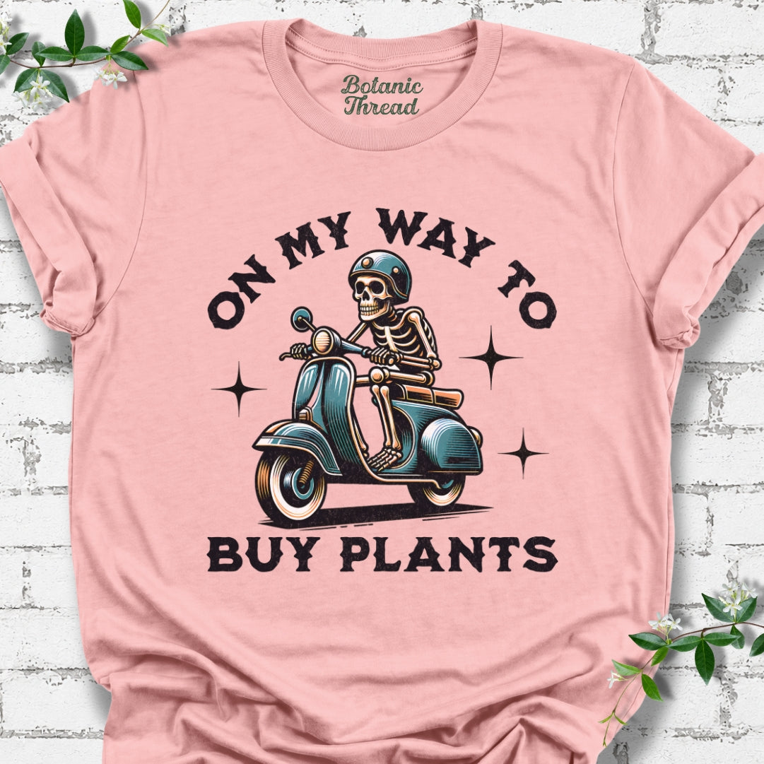 On My Way To Buy Plants Skelly Lightweight Tee