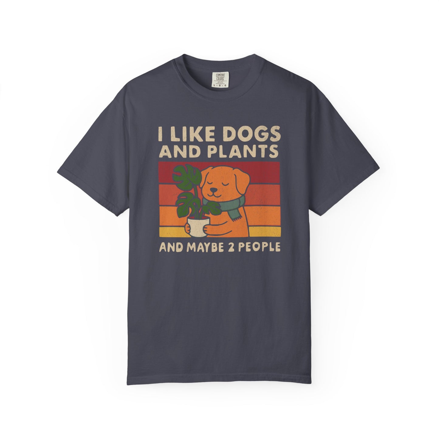 I Like Dogs And Plants And Maybe 2 People Comfort Colors® Heavyweight T-shirt