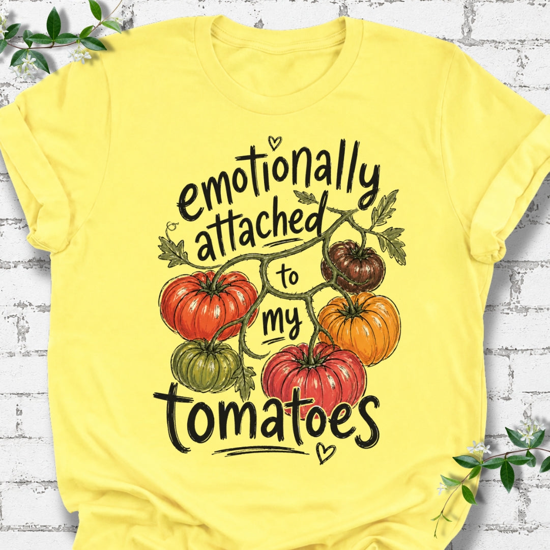 Emotionally Attached To My Tomatoes Lightweight Tee