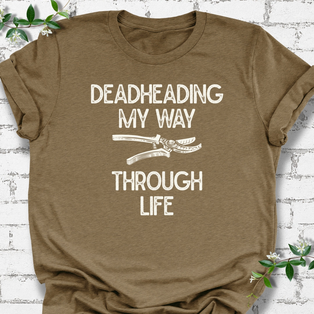 Deadheading My Way Through Life Lightweight Tee