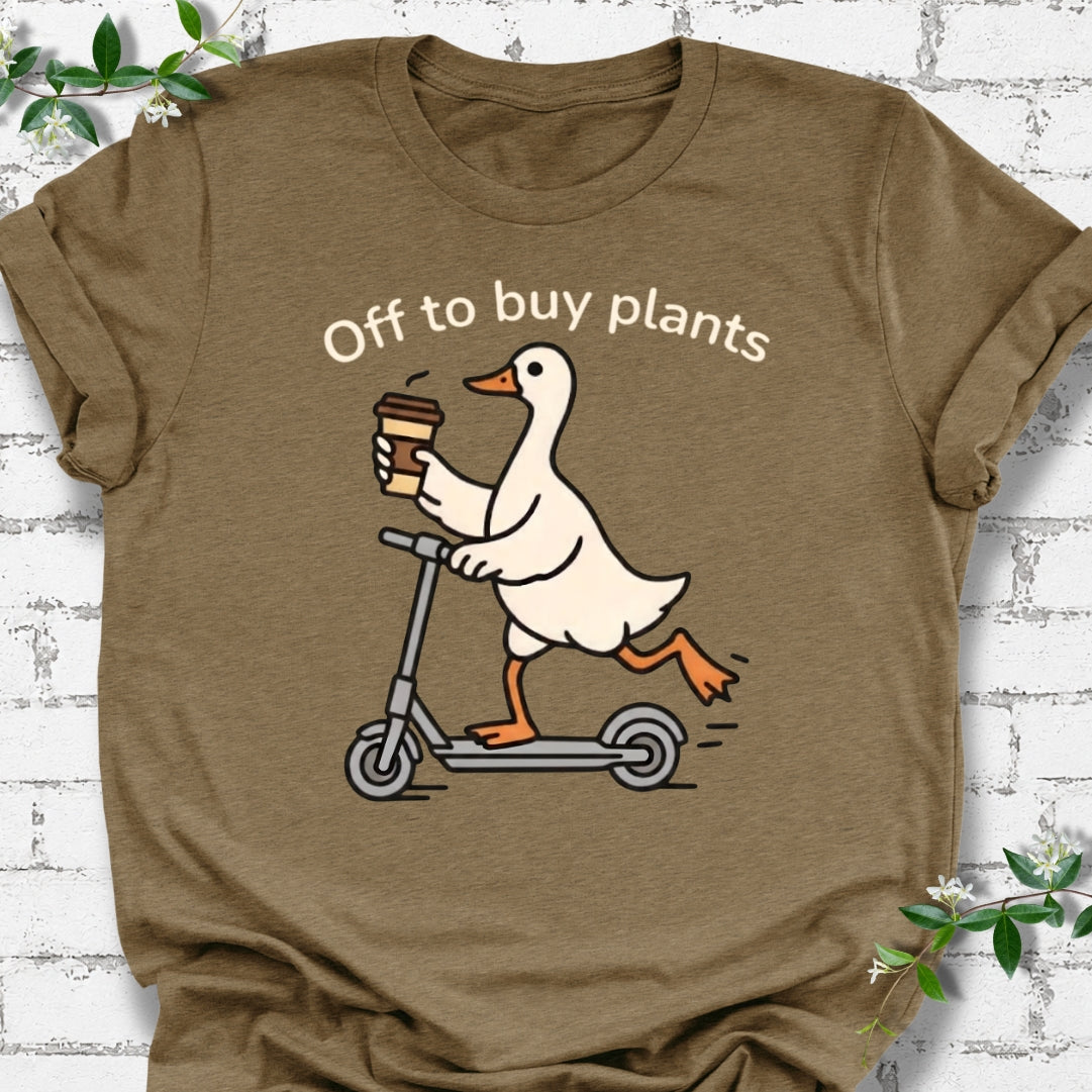 Off To Buy Plants Goose Lightweight Tee