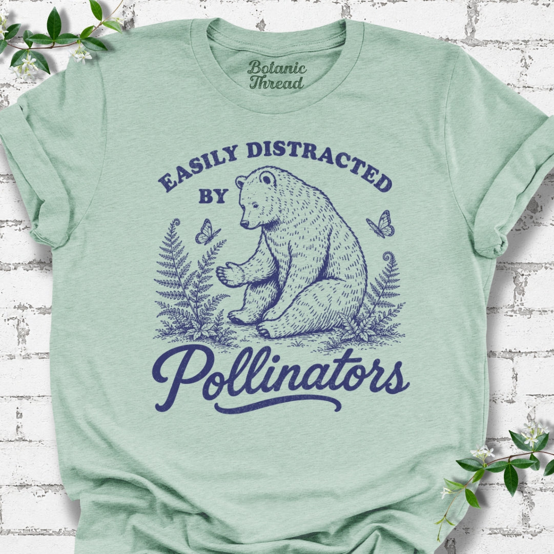 Easily Distracted By Pollinators Lightweight Tee