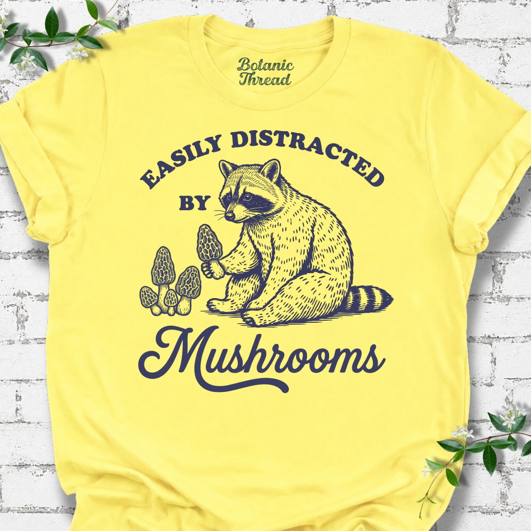 Easily Distracted By Mushrooms Lightweight Tee