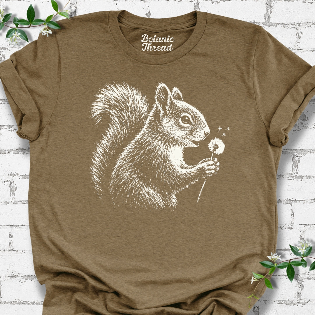 Squirrel Wishing Lightweight Tee