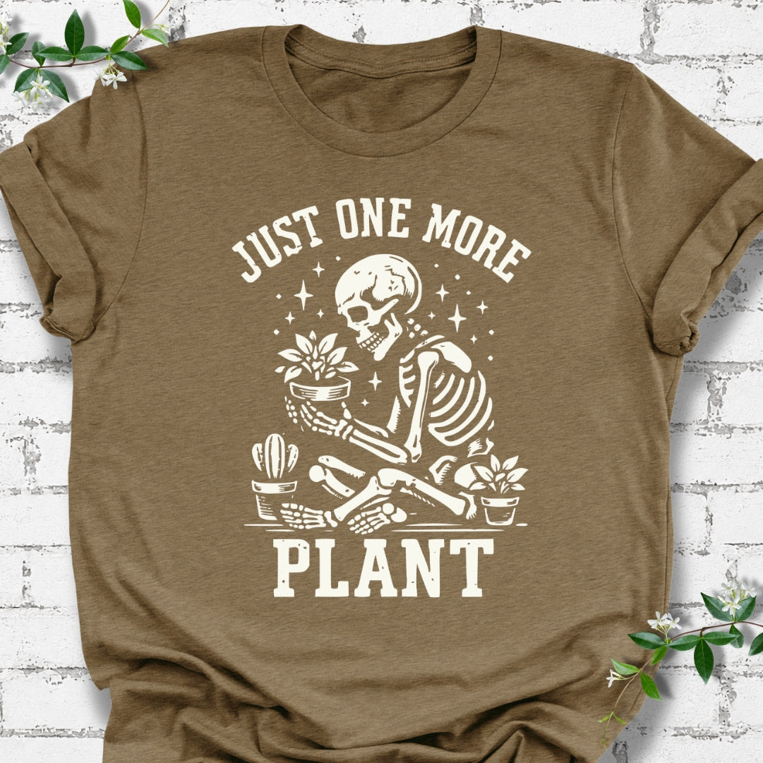 Just One More Plant Skeleton Lightweight Tee