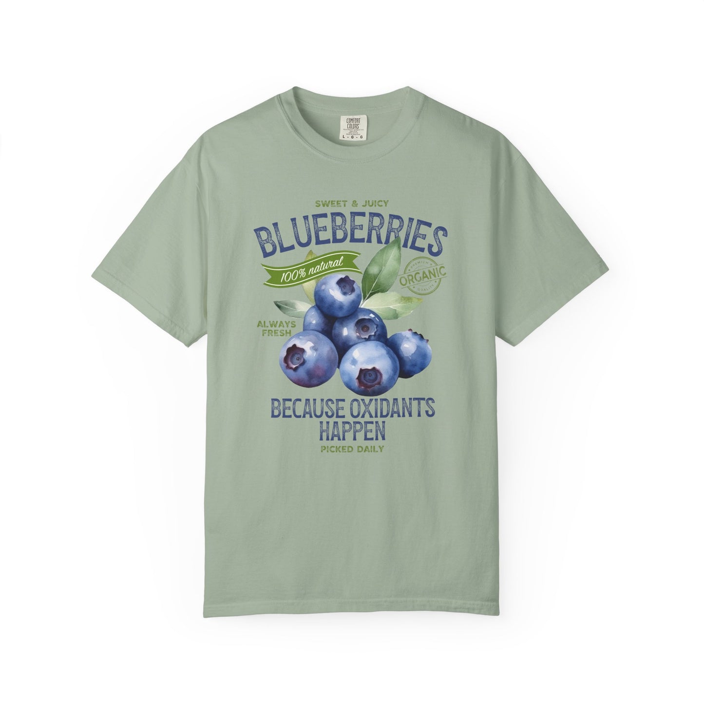 Blueberries Because Oxidants Happen Comfort Colors® Heavyweight T-shirt