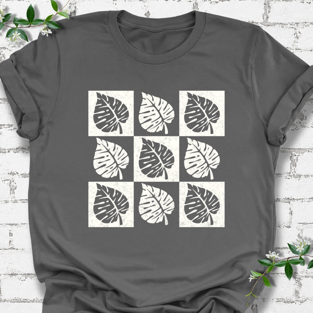 Monstera Checkerboard Lightweight Tee