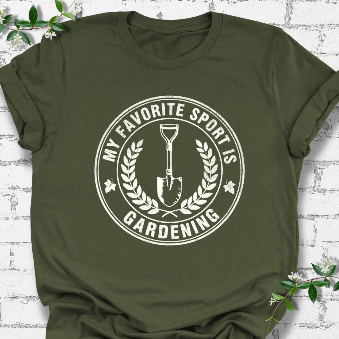 My Favorite Sport Is Gardening Lightweight Tee