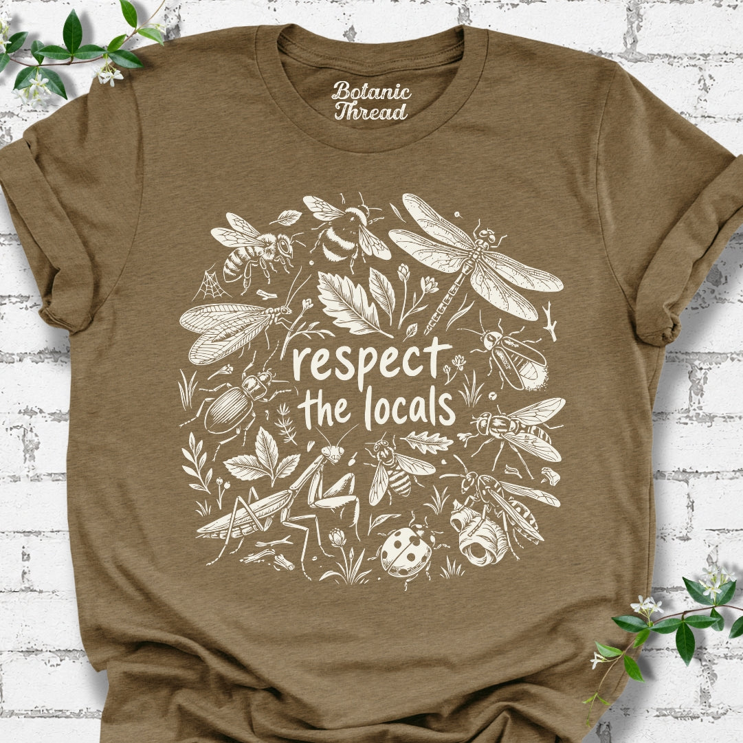 Respect The Locals Insects Lightweight Tee