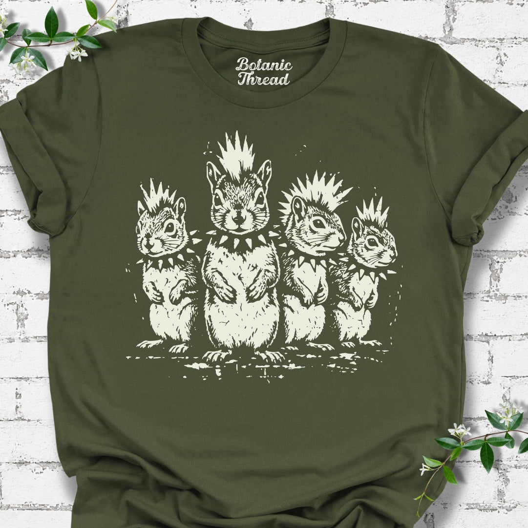 Punk Rock Squirrels Lightweight Tee