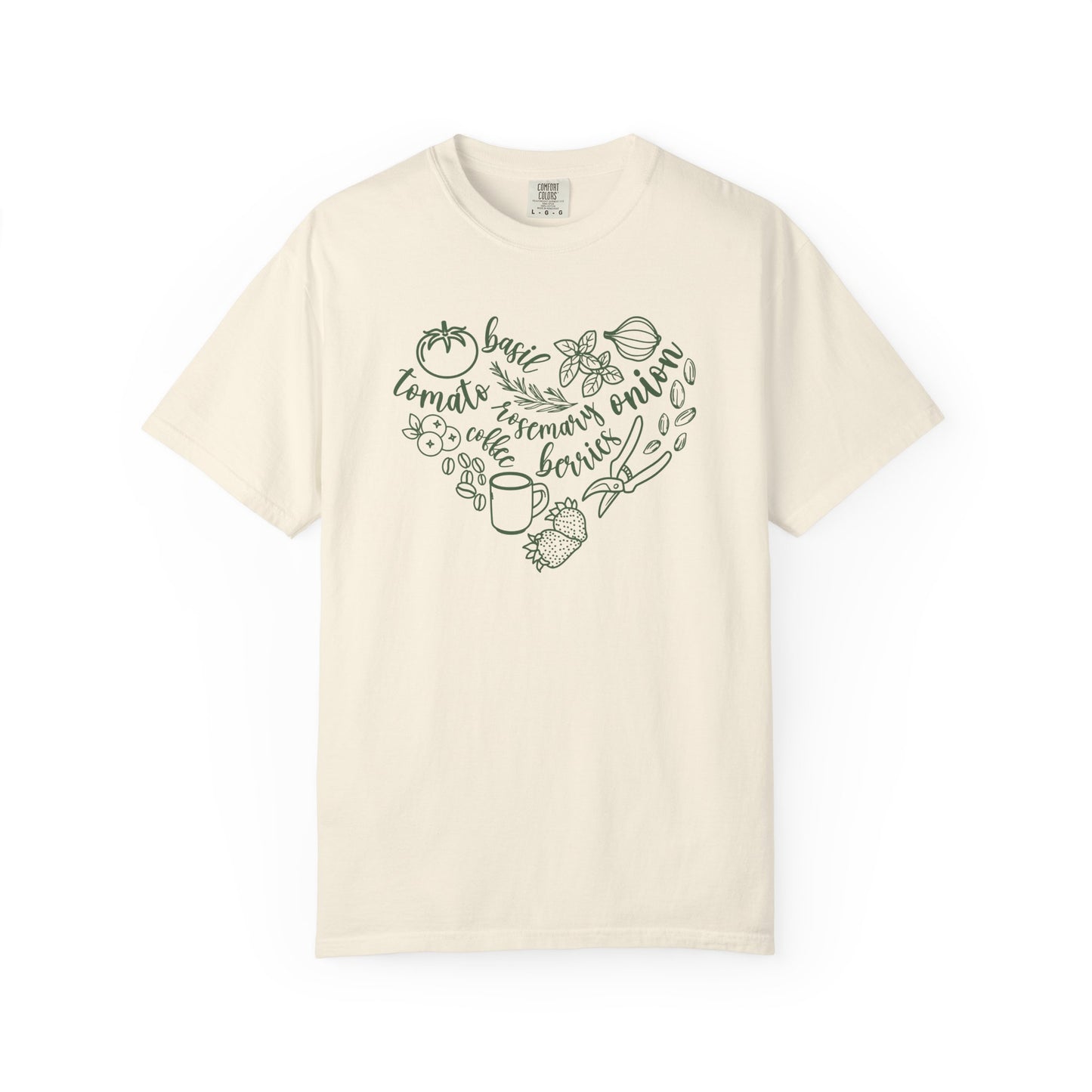 Heart Full Of Plants Comfort Colors® Heavyweight T-shirt