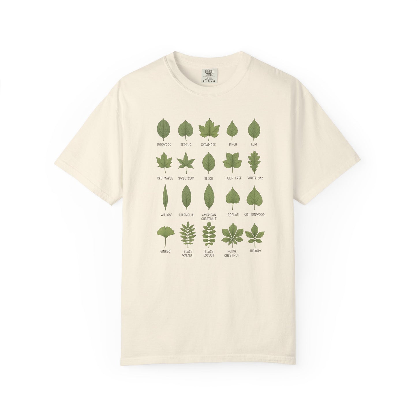 Deciduous Tree Names Comfort Colors® Heavyweight T-shirt