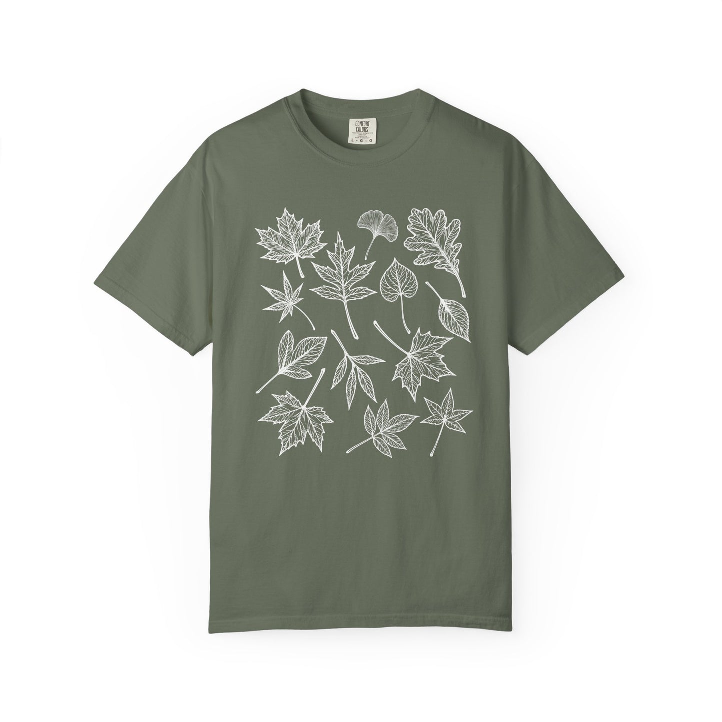 Deciduous Leaf Collage Comfort Colors® Heavyweight T-shirt