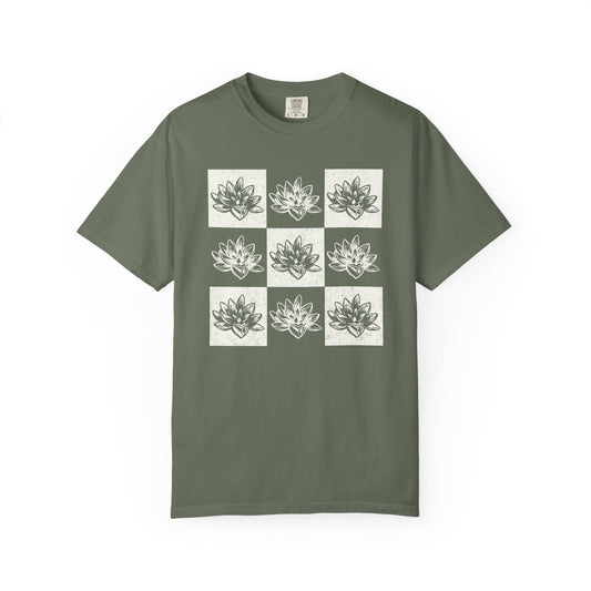 Succulent Checkerboard Comfort Colors® Heavyweight T-shirt