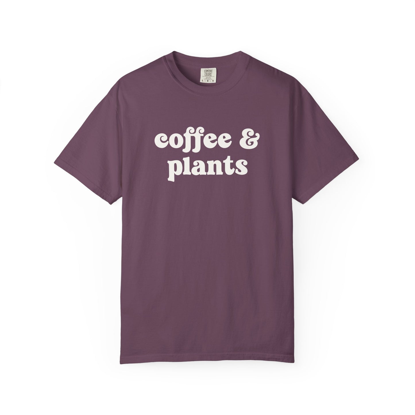 Coffee & Plants Comfort Colors® Heavyweight T-shirt