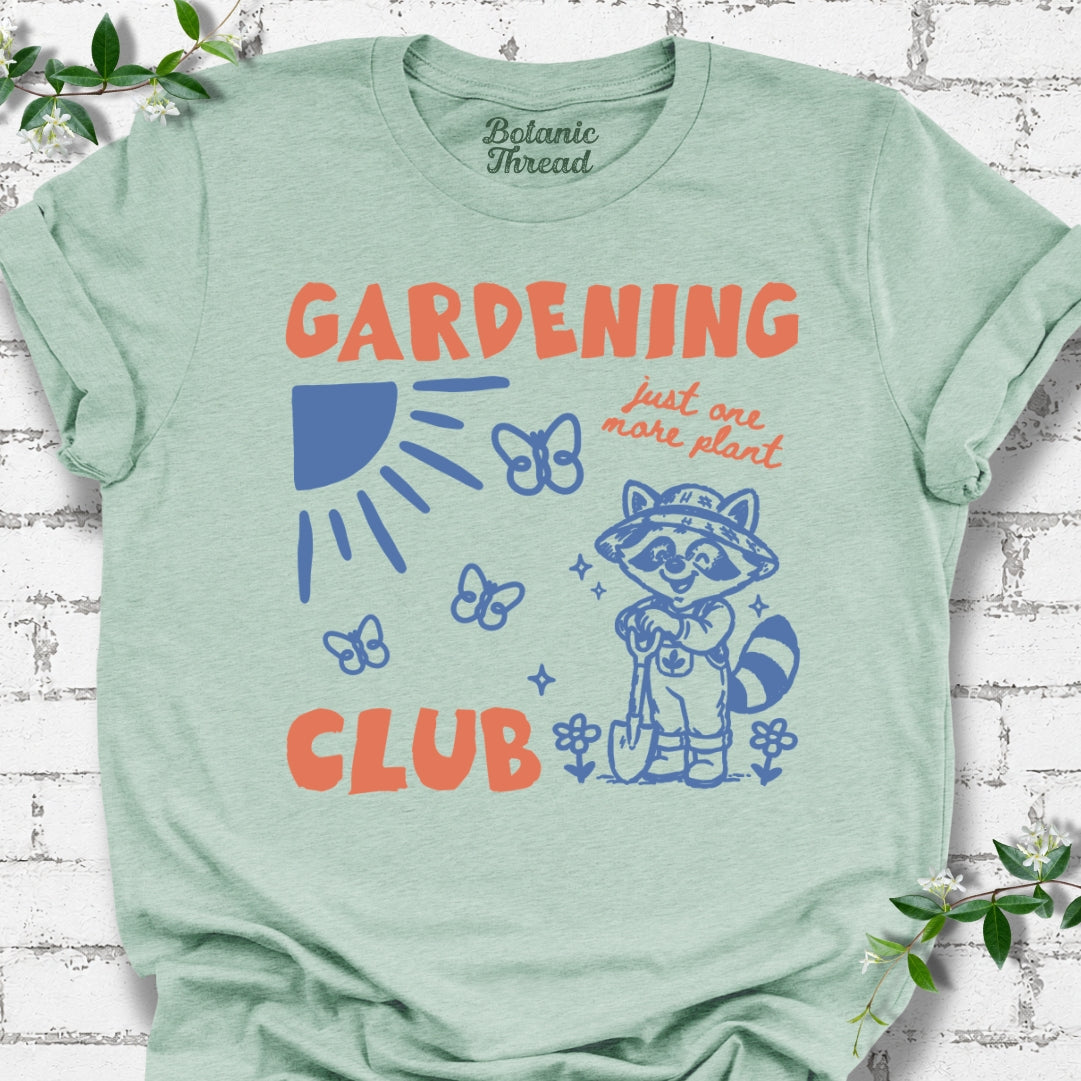 Gardening Club Raccoon Lightweight Tee