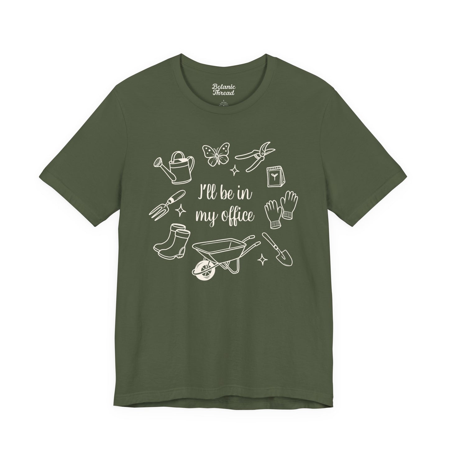 I'll Be In My Office Line Art Lightweight Tee