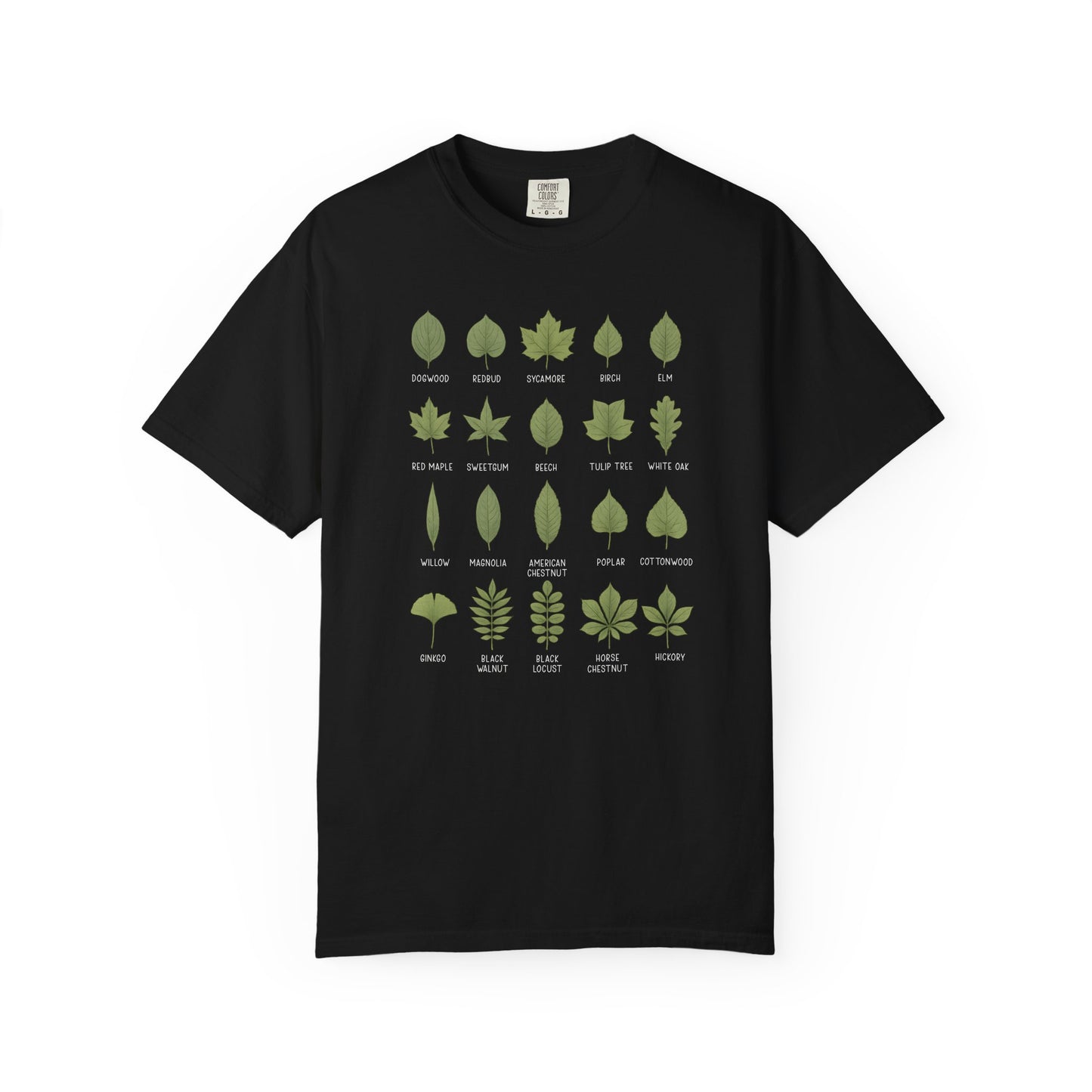 Deciduous Tree Names Comfort Colors® Heavyweight T-shirt