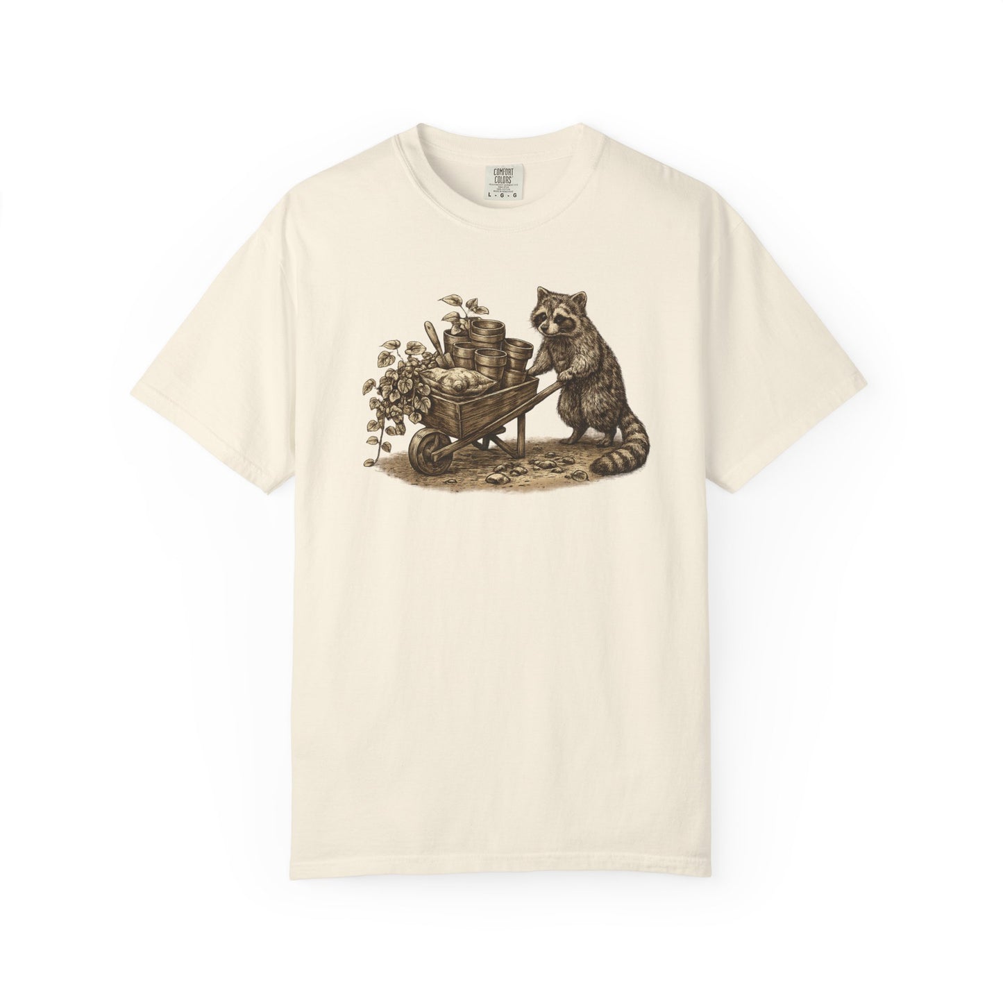 Raccoon Gardener Comfort Colors® Heavyweight T-shirt