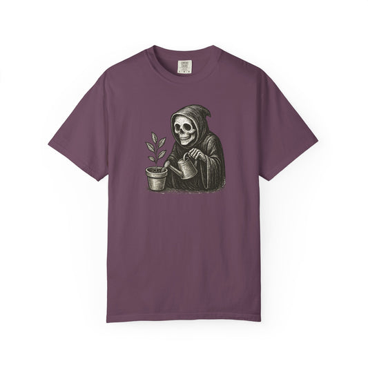 Grim Reaper Plant Lover Comfort Colors® Heavyweight T-shirt