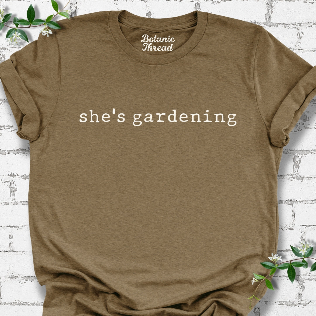 She's Gardening Lightweight Tee