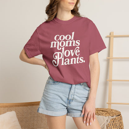 Cool Moms Love Plants Comfort Colors® Heavyweight T-shirt