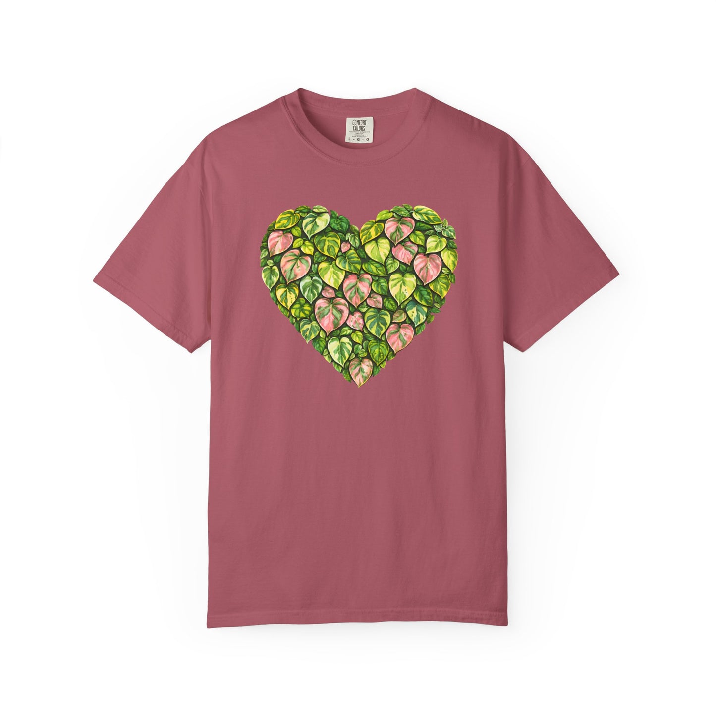 Heart Of Philodendron And Pothos Comfort Colors® Heavyweight T-shirt