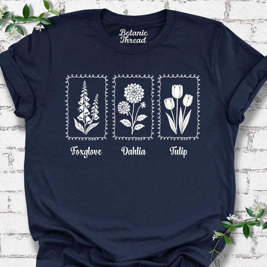 Foxglove, Dahlia, Tulip, Subtle FDT Lightweight Tee