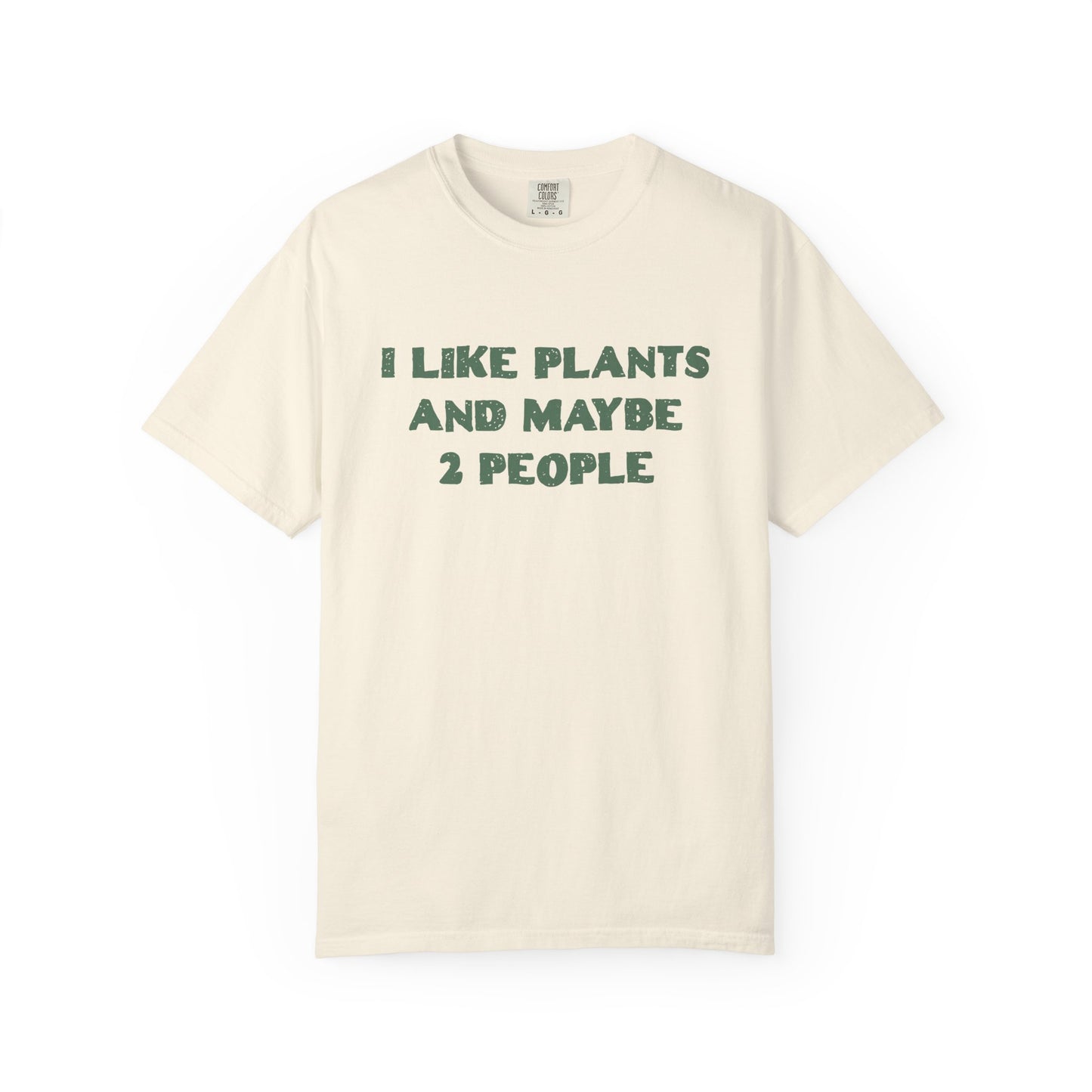 I Like Plants And Maybe 2 People Comfort Colors® Heavyweight T-shirt