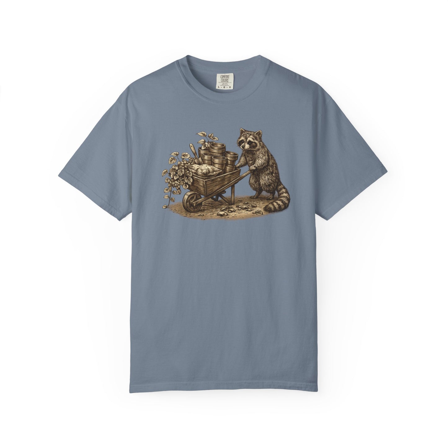 Raccoon Gardener Comfort Colors® Heavyweight T-shirt