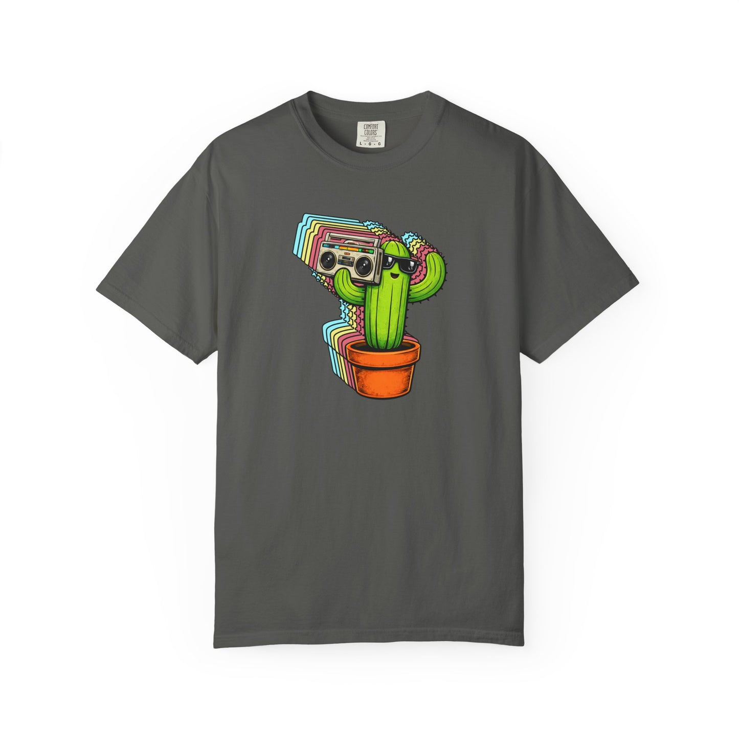 Cactus With Boom Box Comfort Colors® Heavyweight T-shirt
