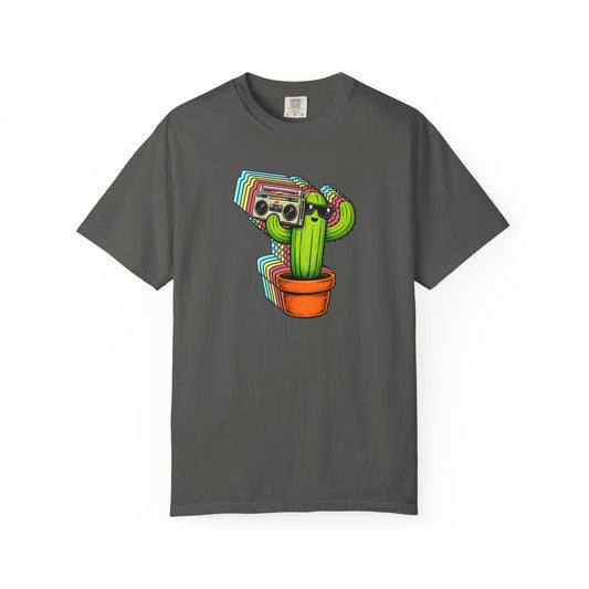 Cactus With Boom Box Comfort Colors® Heavyweight T-shirt