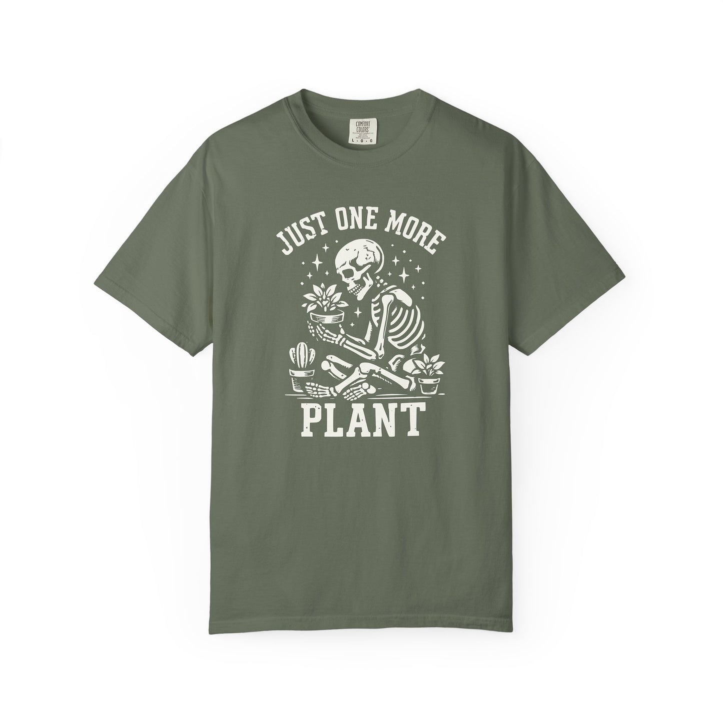 Just One More Plant Skeleton Comfort Colors® Heavyweight T-shirt