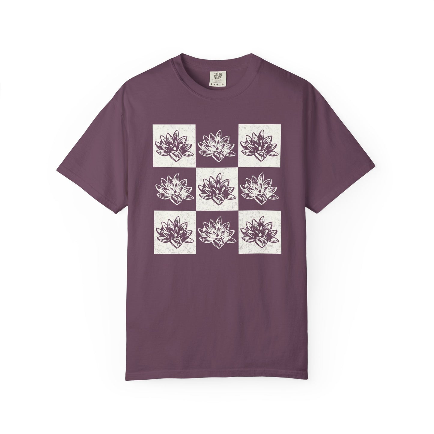 Succulent Checkerboard Comfort Colors® Heavyweight T-shirt