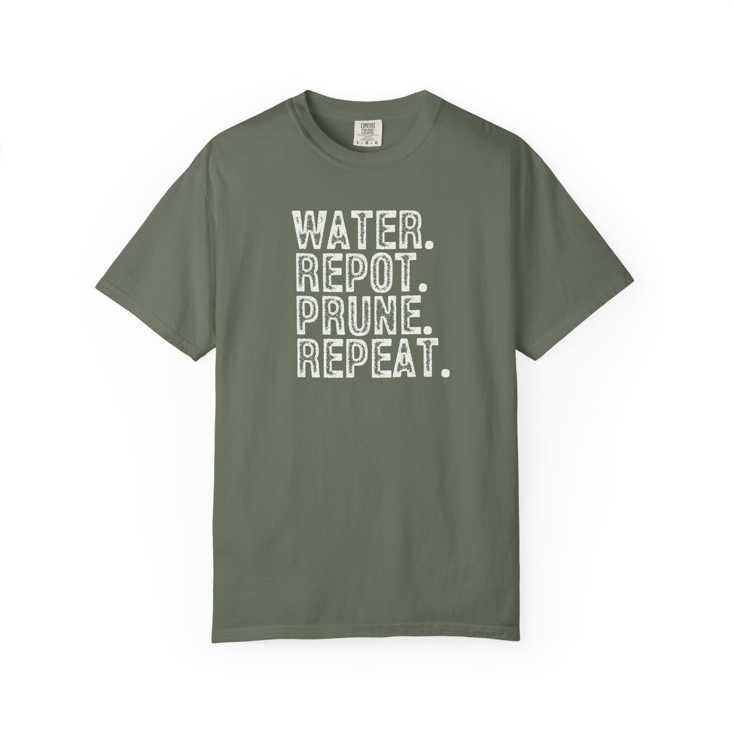 Water. Repot. Prune. Repeat. Comfort Colors® Heavyweight T-shirt