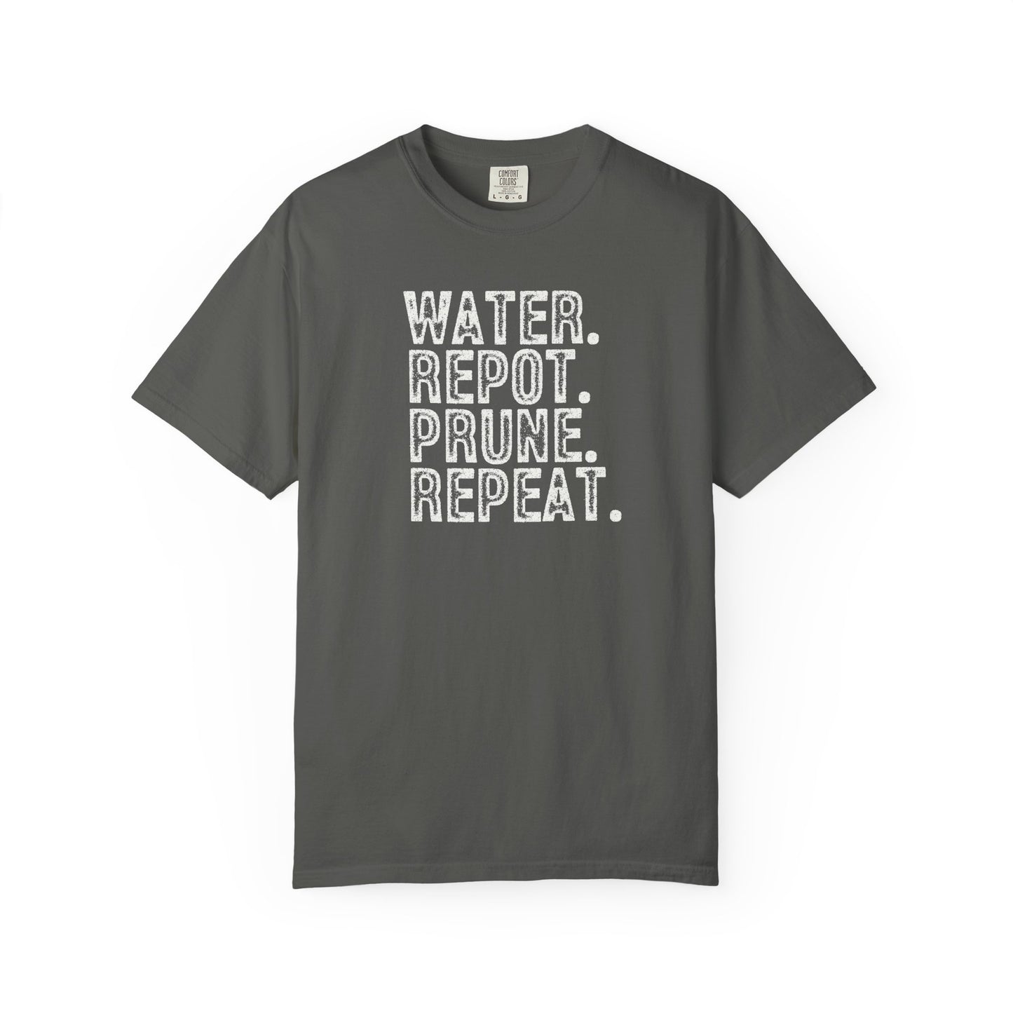 Water. Repot. Prune. Repeat. Comfort Colors® Heavyweight T-shirt
