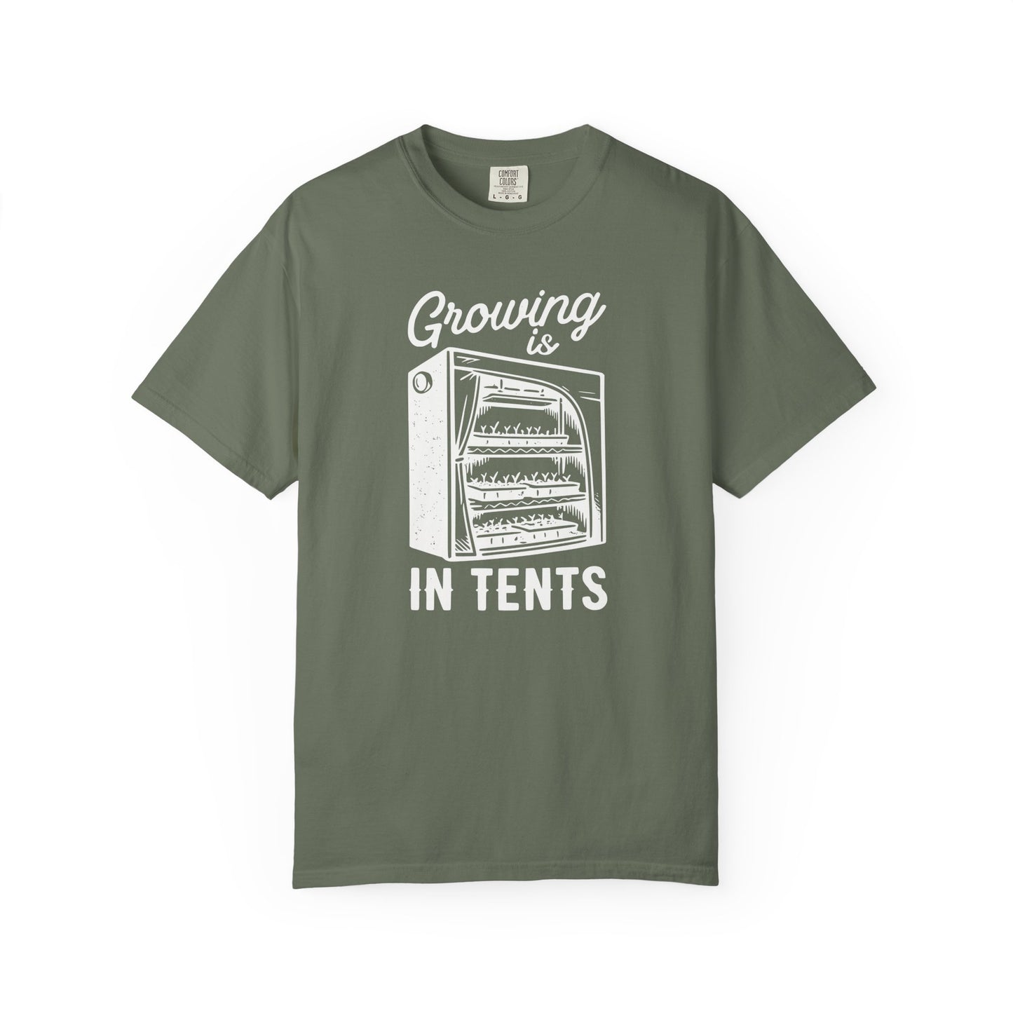 Growing Is In Tents Comfort Colors® Heavyweight T-shirt
