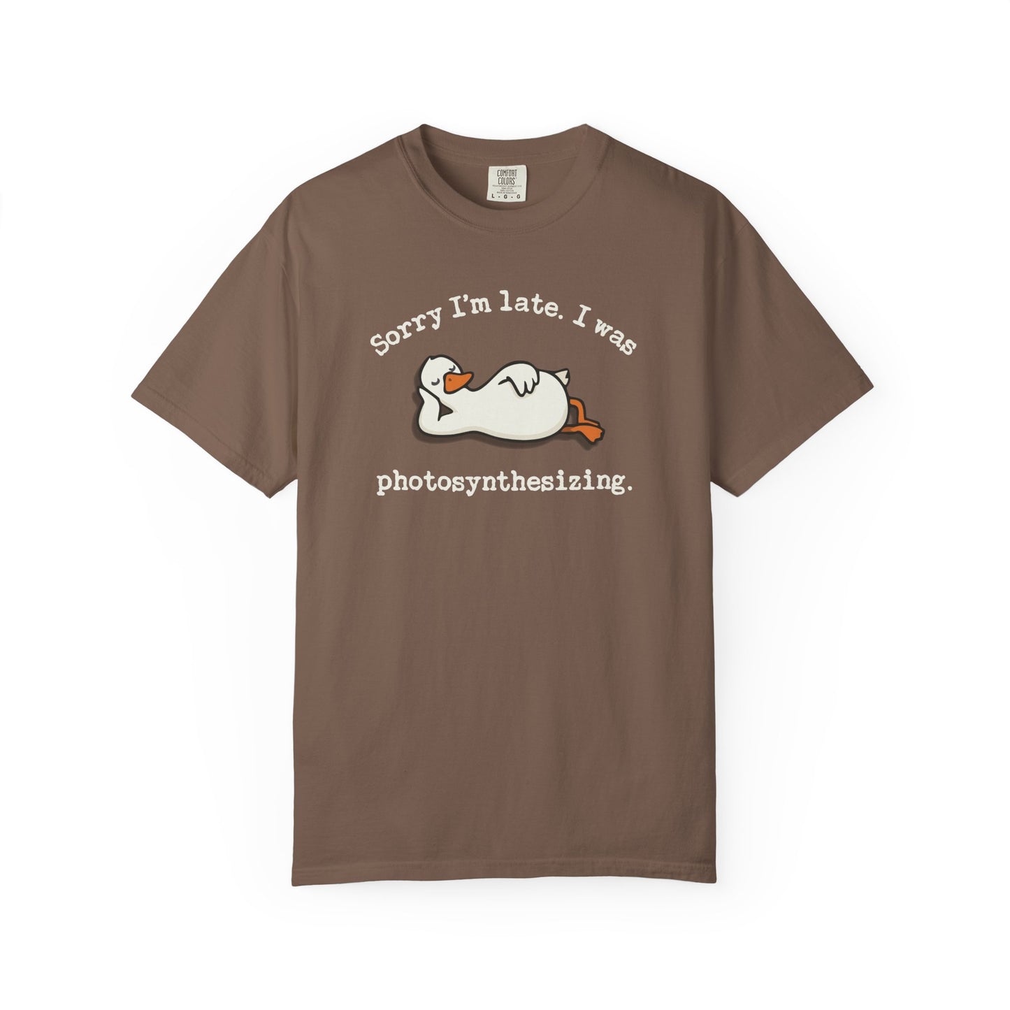 Sorry I'm Late. I Was Photosynthesizing Comfort Colors® Heavyweight T-shirt