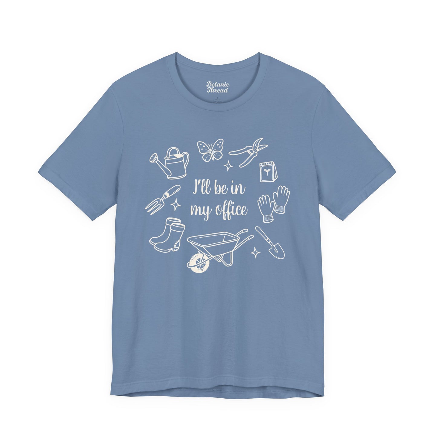 I'll Be In My Office Line Art Lightweight Tee