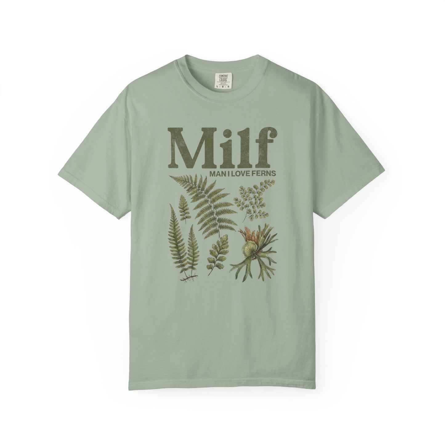 Milf Man I Love Ferns Comfort Colors® Heavyweight T-shirt