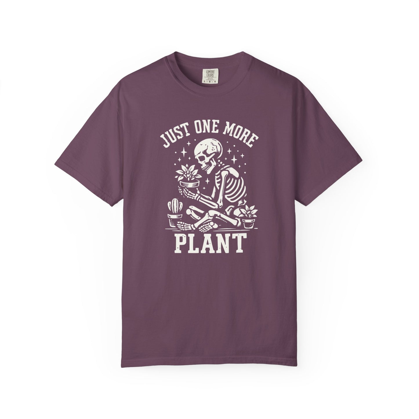 Just One More Plant Skeleton Comfort Colors® Heavyweight T-shirt