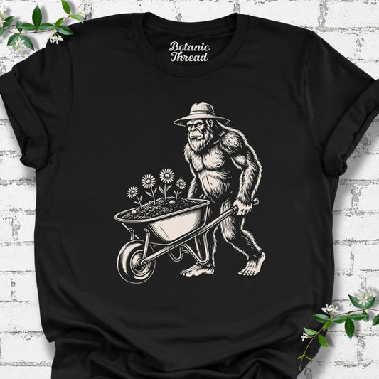 Bigfoot With Wheelbarrow Lightweight Tee