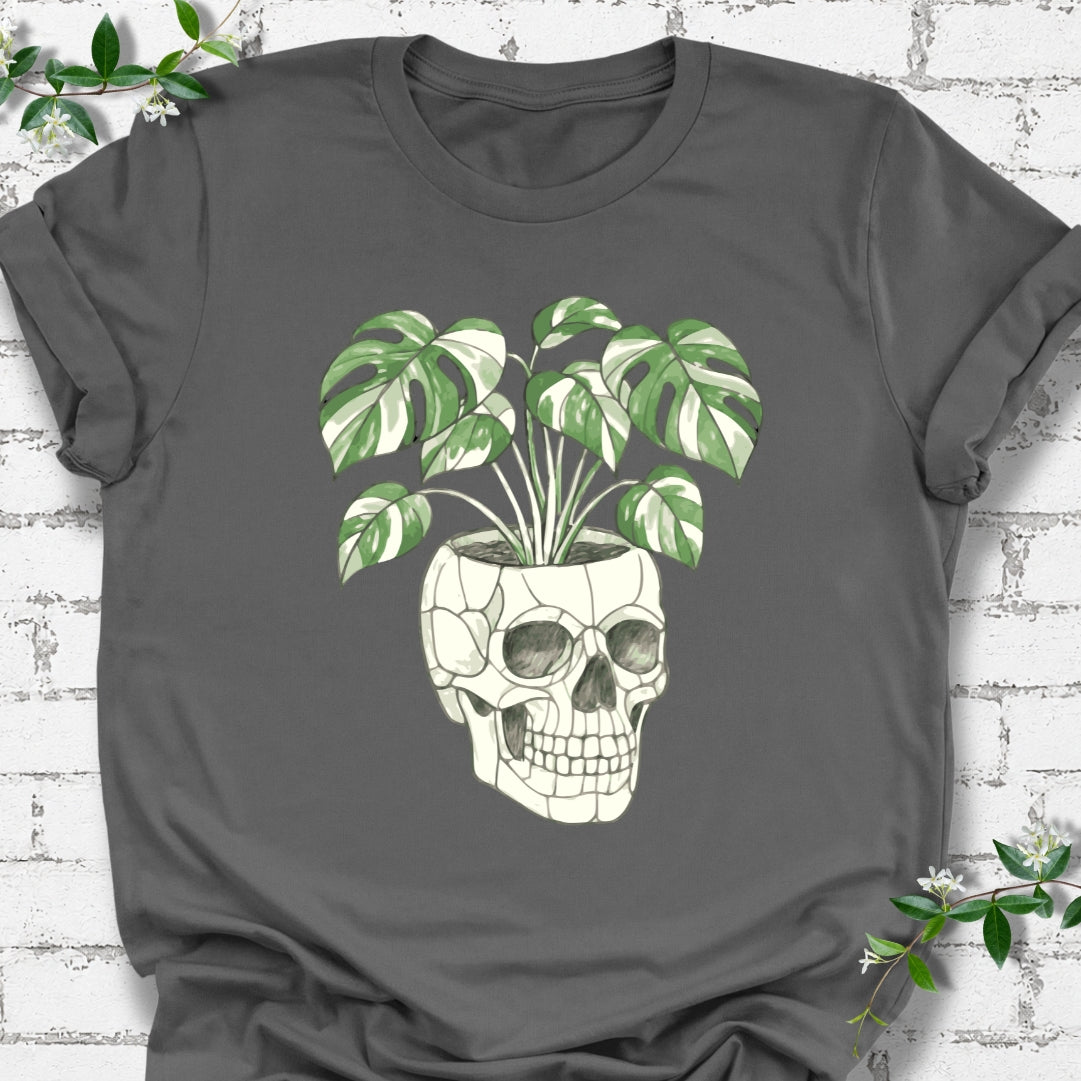 Monstera Skull Pot Lightweight Tee