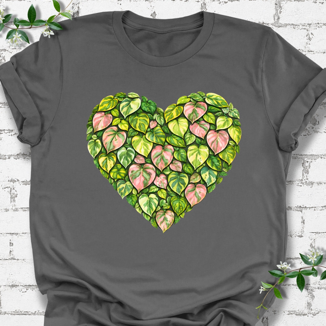 Heart Of Philodendron And Pothos Lightweight Tee