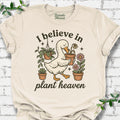 I Believe In Plant Heaven Duck T-Shirt